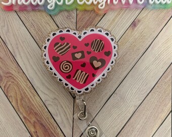 Badgehaspel hart snoepdoos