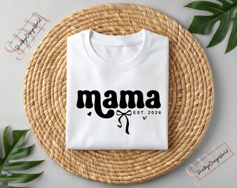 Shirt met strik voor mama