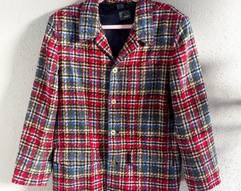 vintage années 1980 Plaid Liz Wear Blazer - Large