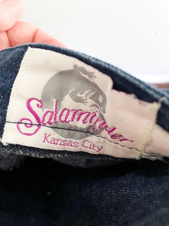 Vintage 90s Salaminder Kansas City Western Denim … - image 6