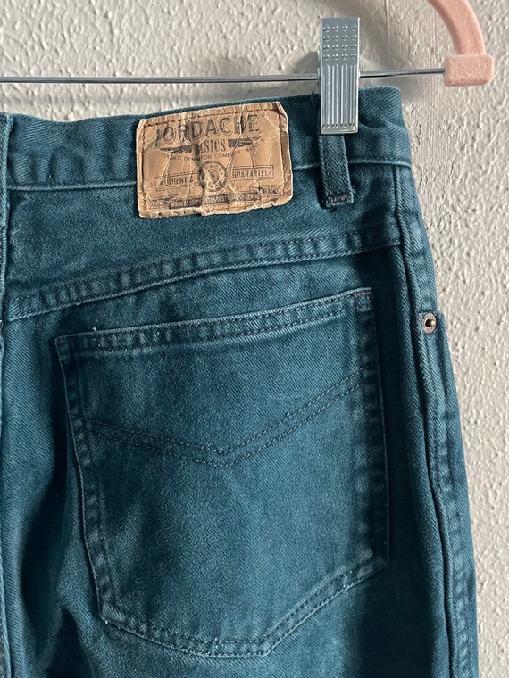 Vintage 90s Teal Jordache Jeans - 28” - image 3