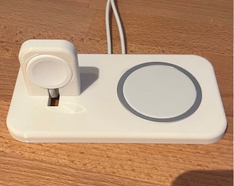 MagSafe and Apple Watch Docking Station - Streamlined Tech Organization!