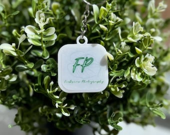 Custom Epoxy Small Business NFC Keychain