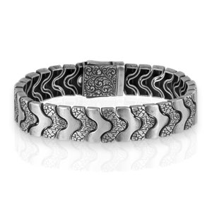 Mens Jewelry | Vintage Chain Bracele | | King Chain Bracelet | Viking Bracelet| Valentine’s Day Gift | Men's Silver Bracelet