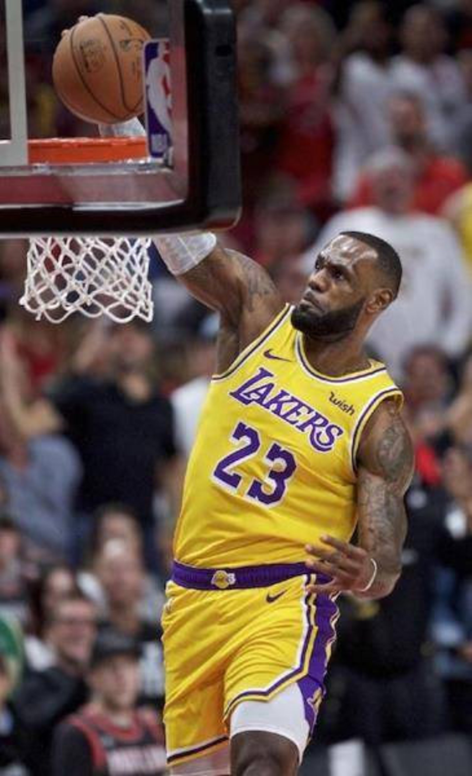 Lebron James Los Angeles Lakers Dunk Poster 24x36 Inch NEW | Etsy