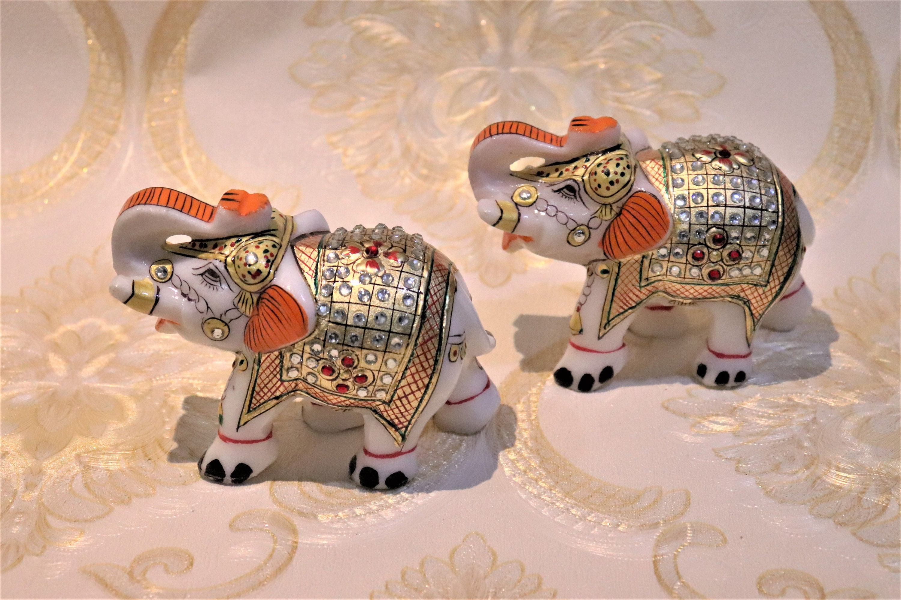 Wohndekoration handgefertigt Paar Elefant Elefant für viel | Etsy