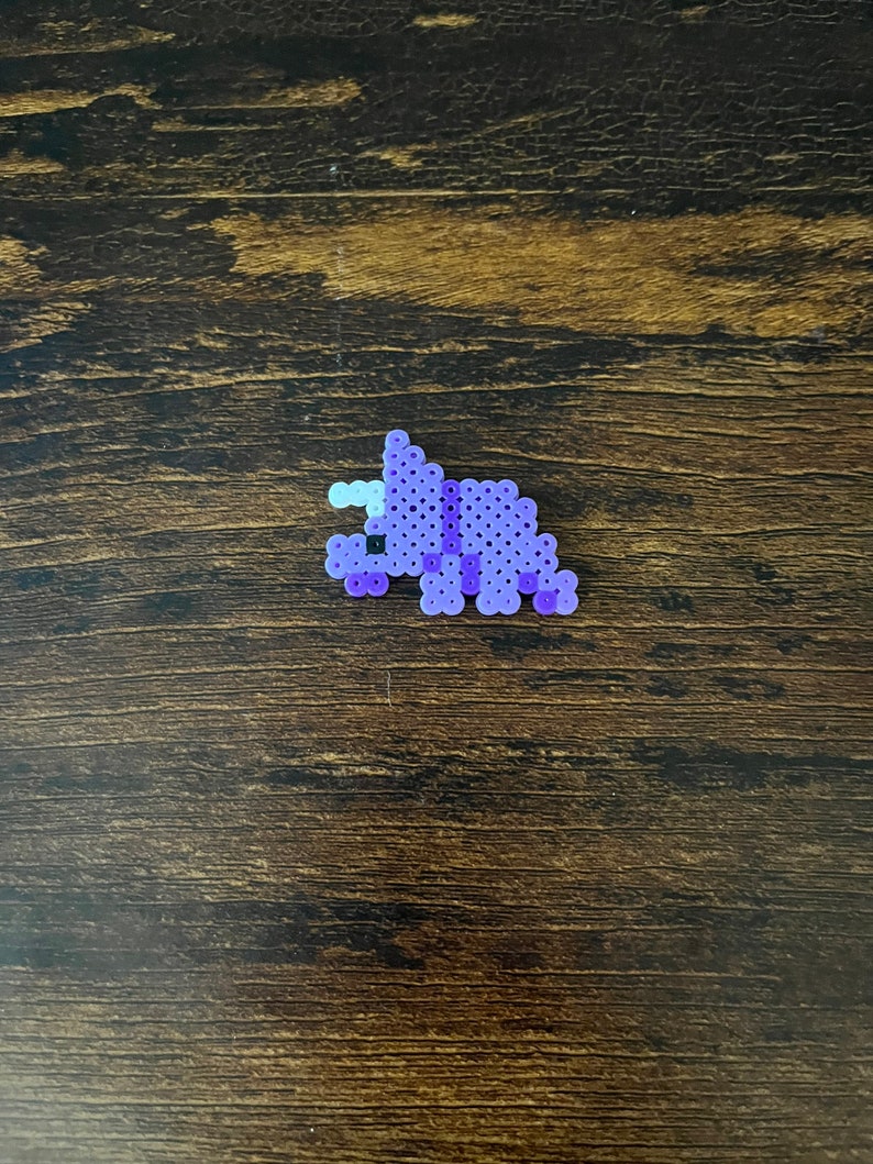 Mini Perler Bead Dinosaur Refrigerator Set Etsy