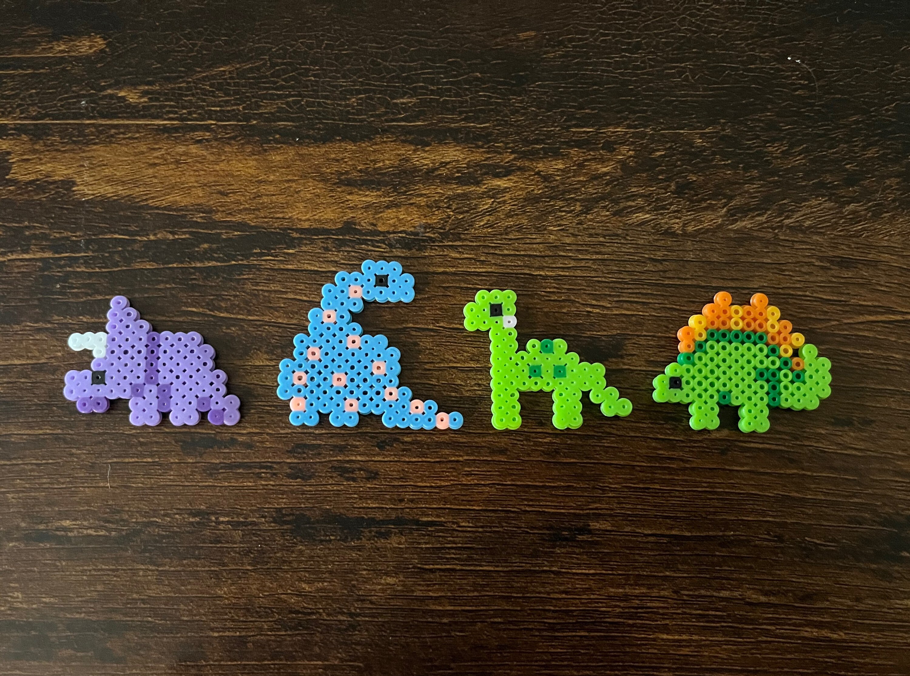 Perler Beads Dinosaur Pattern At Evan North Blog