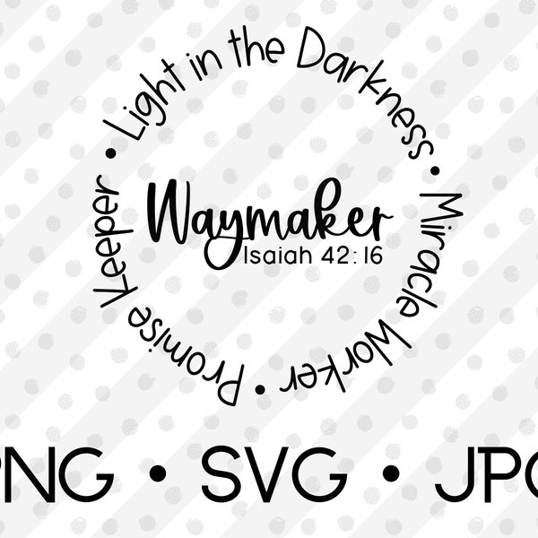 Waymaker Isaiah 42:16 File