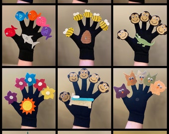 Story Glove Felt Set //Felt Board Story //Felt Set // Circle Time // Preschool Stories