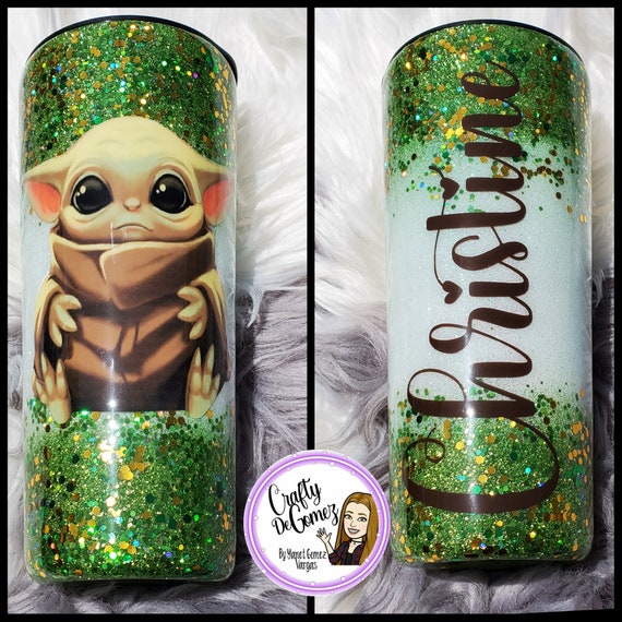 Baby Yoda Inspired Tumbler 