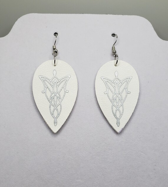 Orecchini Pendenti Evenstar Del Signore Degli Anelli - In Zinco, Misura Unica - Foto 6