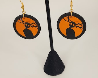 Over the Garden Wall The Beast Earrings