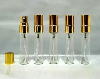 Glass Atomizer / Refillable Perfume Bottle / Travel Spray Cologne Bottle