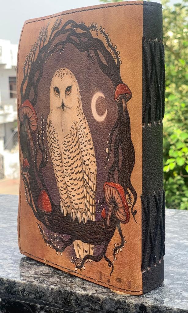 Travel Journals Vintage Handcraft Embossed Owl Antique Diary Notebook ...