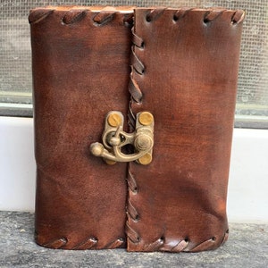 Vintage Leather Journal Writing Journal, Leather Journals for Women | Daily Journal, Leather Bound Journal, Leather Sketchbook for Men