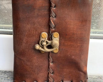 Vintage Leather Journal Writing Journal, Leather Journals for Women | Daily Journal, Leather Bound Journal, Leather Sketchbook for Men