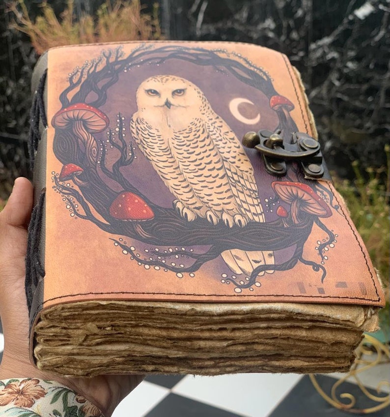 Travel Journals Vintage Handcraft Embossed Owl Antique Diary Notebook ...