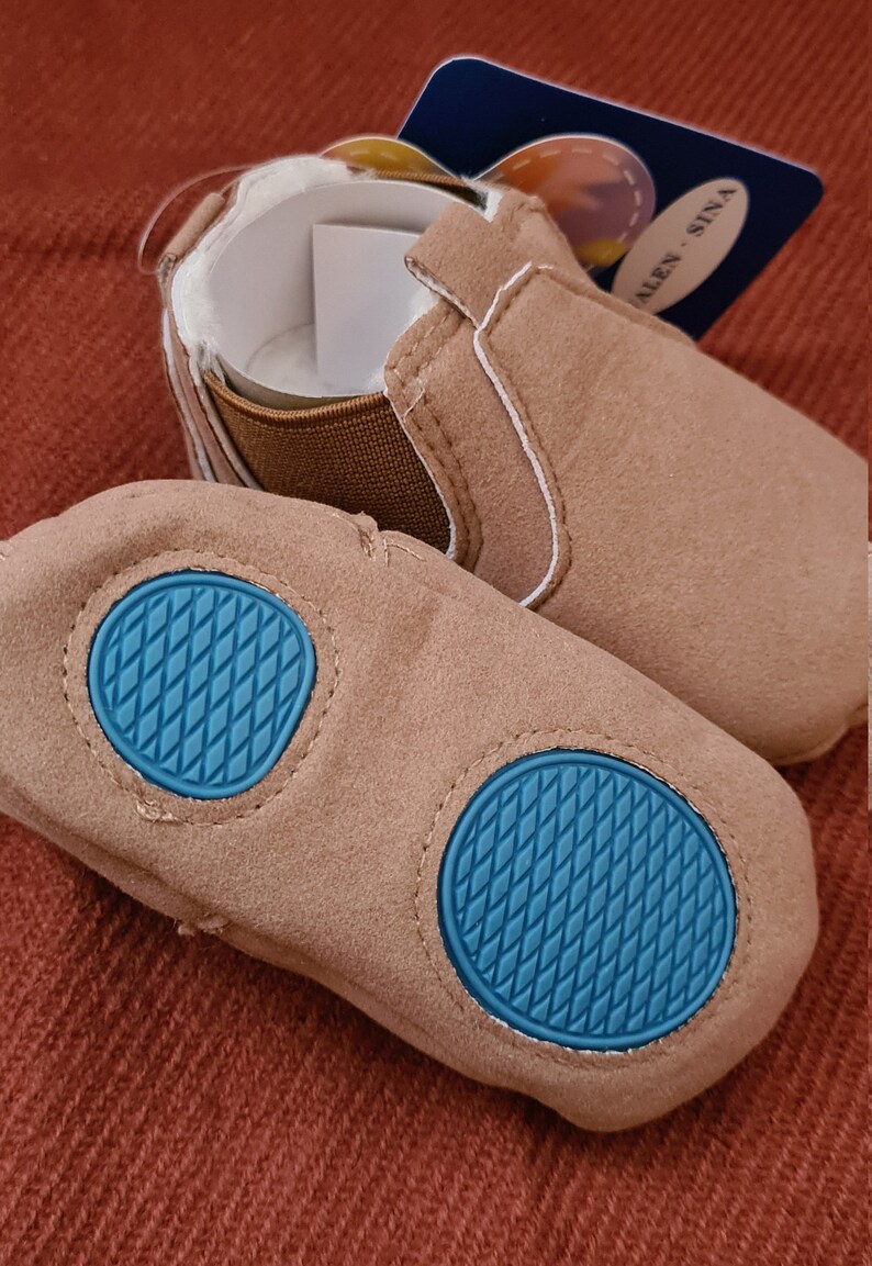 Unisex Baby Bootie/Shoe, Super soft, infant, toddler, Walker Baby Shoes, baby Slippers, baby boys girls shoes. Soft grip sole. Pram shoes image 8