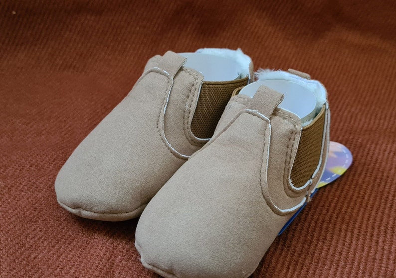 Unisex Baby Bootie/Shoe, Super soft, infant, toddler, Walker Baby Shoes, baby Slippers, baby boys girls shoes. Soft grip sole. Pram shoes image 7