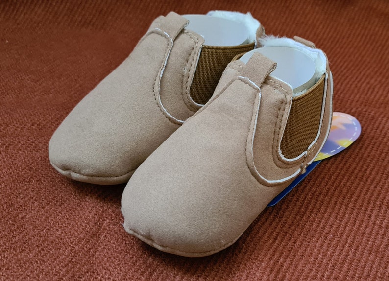 Unisex Baby Bootie/Shoe, Super soft, infant, toddler, Walker Baby Shoes, baby Slippers, baby boys girls shoes. Soft grip sole. Pram shoes image 3