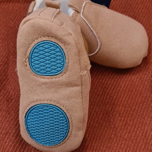 Unisex Baby Bootie/Shoe, Super soft, infant, toddler, Walker Baby Shoes, baby Slippers, baby boys girls shoes. Soft grip sole. Pram shoes image 5