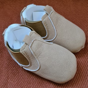 Unisex Baby Bootie/Shoe, Super soft, infant, toddler, Walker Baby Shoes, baby Slippers, baby boys girls shoes. Soft grip sole. Pram shoes image 1