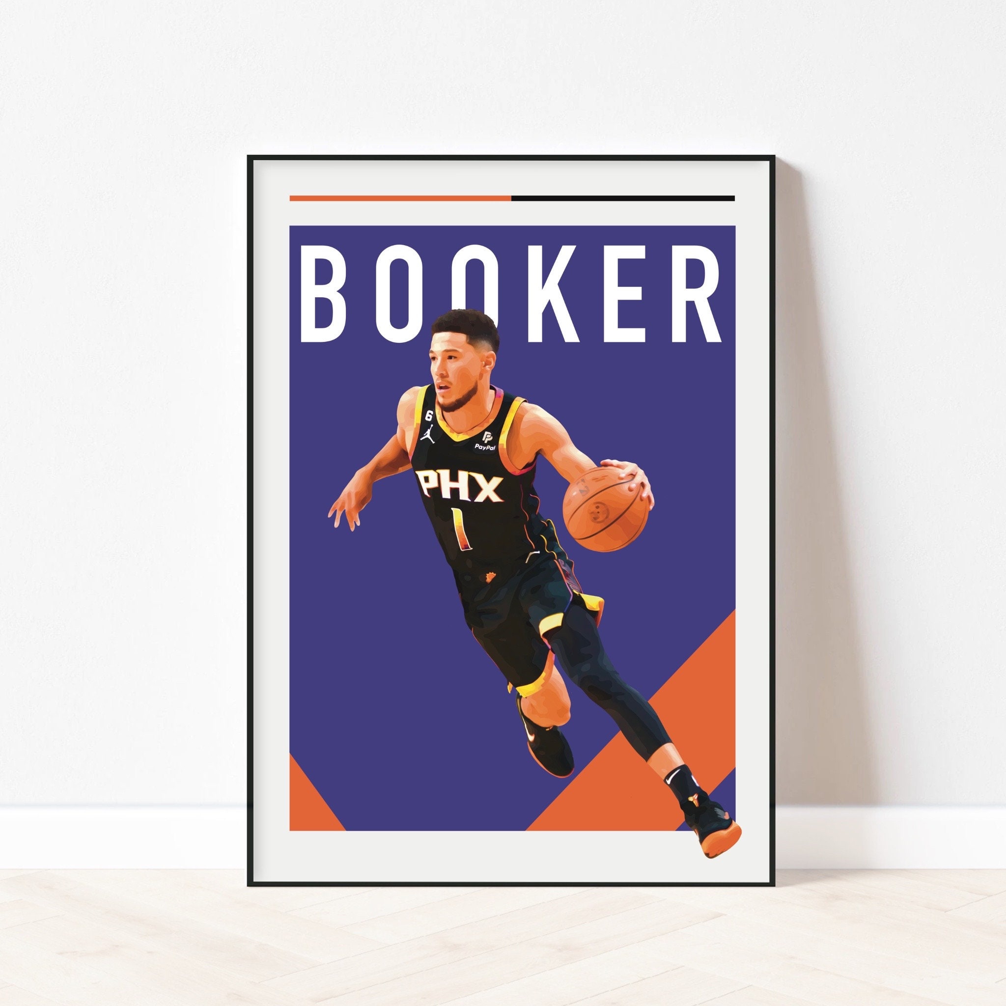 3 STICKER of Devin Booker Phoenix Suns Shooting Guard 