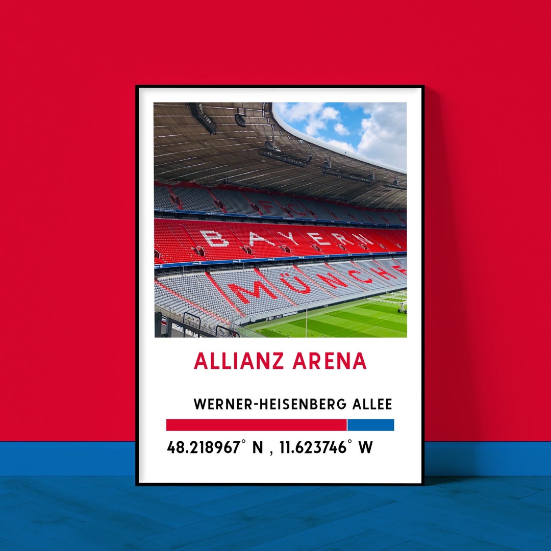 Allianz Arena Stadium Poster Printables, Allianz Arena Download, FC ...