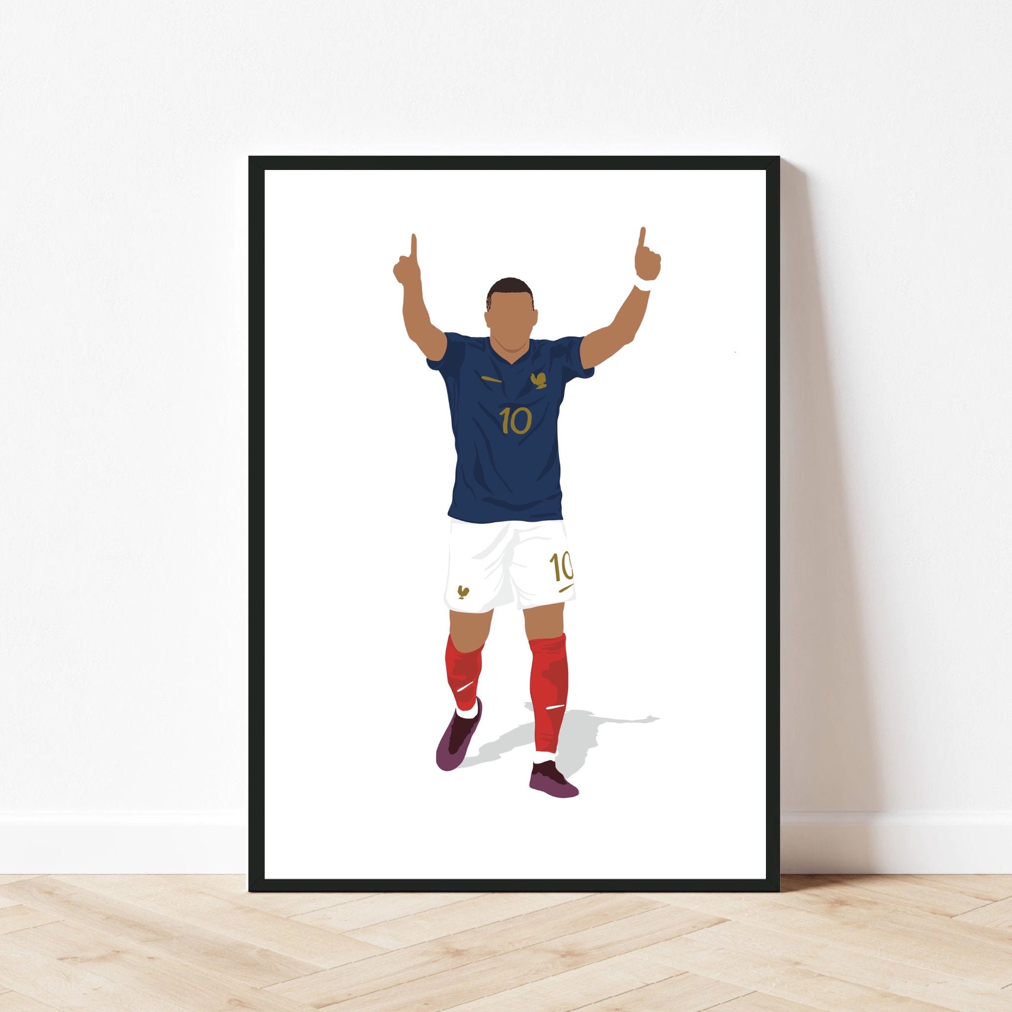 Poster équipe De France De Football – Saison 1990, Page Ou Poster Original