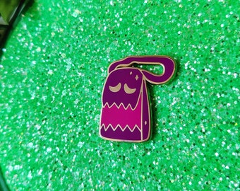 Legend of zelda windwaker inspired hard enamel pin spooky spoils bag