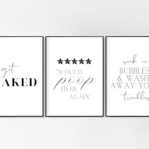 Bathroom Print Wall Art - Funny Wall Art - Bathroom Decor - PRINTABLE DIGITAL DOWNLOAD