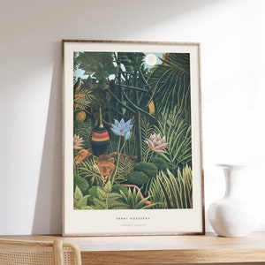 Poster Douanier Rousseau, Innocenza arcaica, Henri Rousseau, Poster della mostra, Stampa d'arte su carta di qualità museale