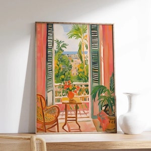 Matisse Poster, Offenes Fenster, Henri Matisse, Moderne Kunst, Druck auf Museumsqualitätspapier