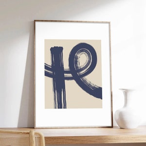 Cartel de arte abstracto, "Evolución" de Bastien Bouta, minimalista, arte mural, pintura, impresión artística en papel de calidad de museo