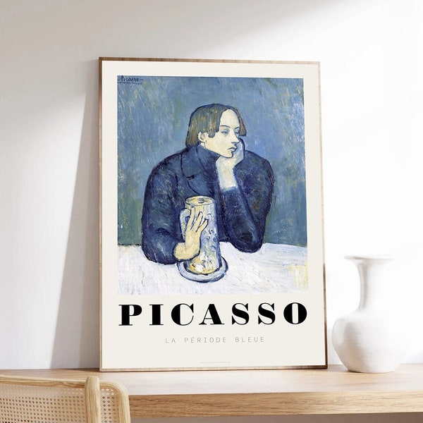 Kunstposter van Pablo Picasso, The Blue Period, Fine Art Print op museumkwaliteit papier