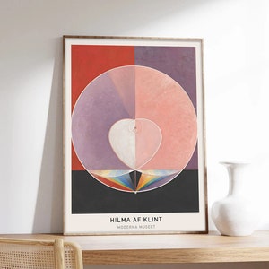 Hilma af Klint Poster, Abstrakte Kunst, Dove de Klint, Ausstellungsplakat, Kunstdruck auf Museumsqualitätspapier