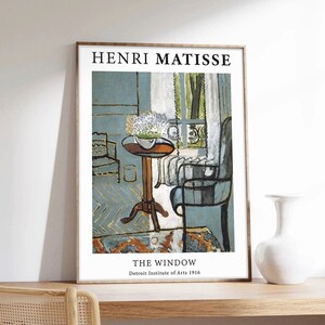 Matisse Poster, Das Fenster, Henri Matisse, Abstrakte Kunst, Kunstdruck auf Museumsqualitätspapier