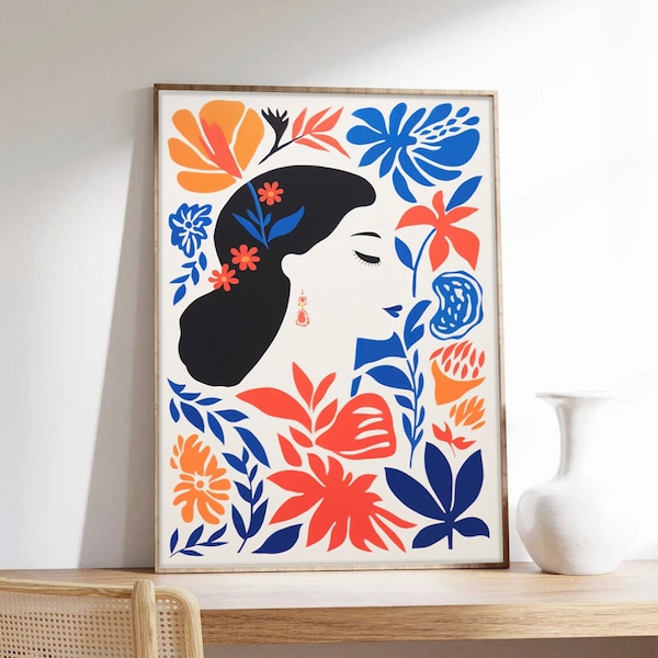 Affiche Matisse, Harmonie Florale, Henri Matisse, Affiche murale, Impression d'art sur papier de qualité musée