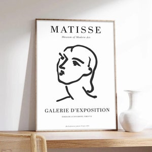 Matisse Poster, Skizze einer Frau, Henri Matisse, Matisse Skizze, Kunstdruck auf Papier in Museumsqualität