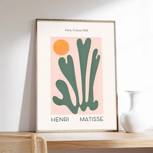 Matisse Poster, Cut Papers, Kunstposter, Henri Matisse, Moderne Kunst, Druck auf hochwertigem Papier