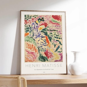 Matisse-Plakat, Die Japanerin am Wasser, Henri Matisse, Abstrakte Kunst, Kunstdruck auf Papier in Museumsqualität