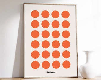 Plakat Bauhaus, Plakat minimalistyczny, Plakat Bauhaus, Sztuka abstrakcyjna, Druk artystyczny w jakości muzealnej na papierze