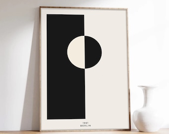 Berlin Poster, Minimalist Poster, Berlin Poster, Abstract Art, Art Print on Museum Quality Paper