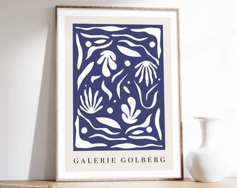 Minimalist Poster, Matisse, Art Gallery, Abstract Art, Golberg Gallery, Museum Quality Art Printing on Paper