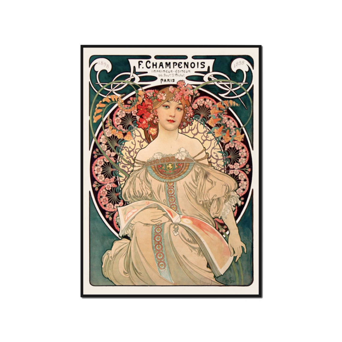 Alfons Mucha F. Champenois Imprimeur-Éditeur | Etsy