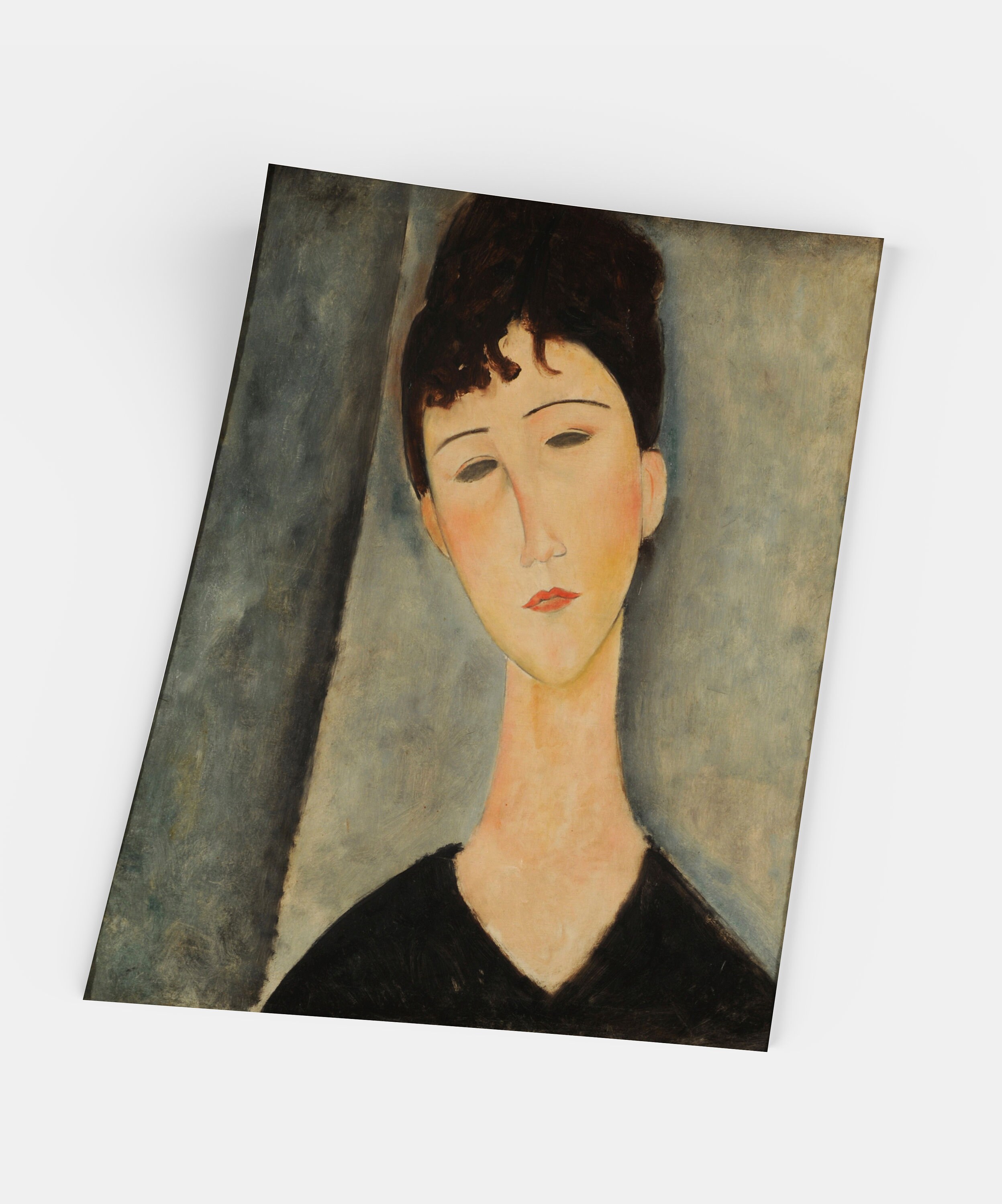 Modigliani Poster, Modern Art, Figure of Woman, Amedeo Modigliani ...