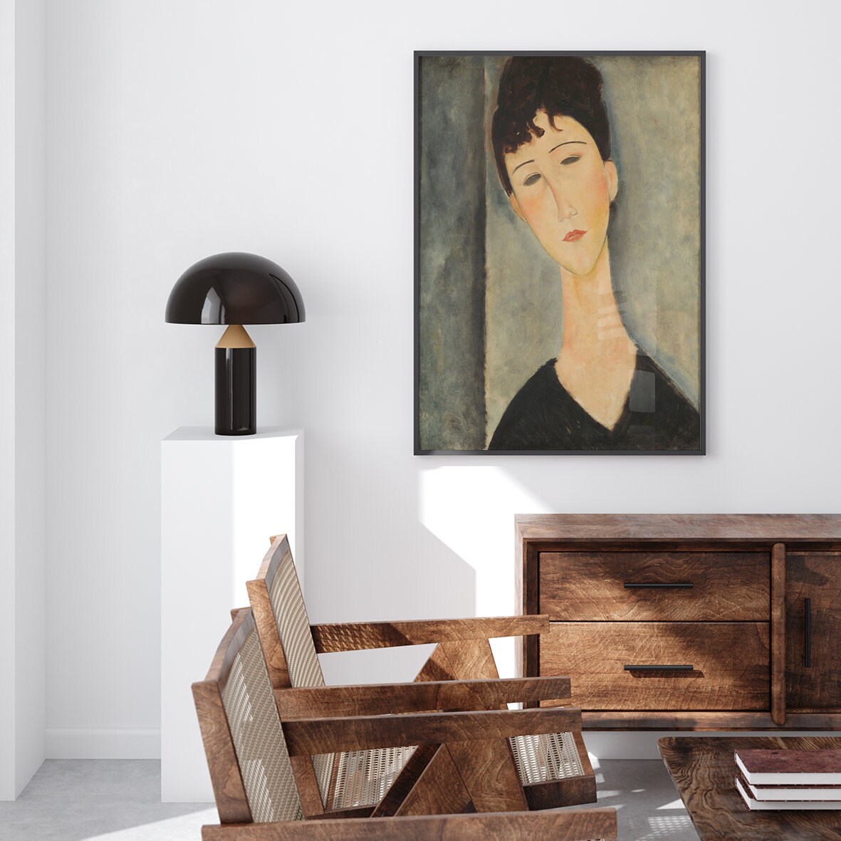 Modigliani Poster, Modern Art, Figure of Woman, Amedeo Modigliani ...