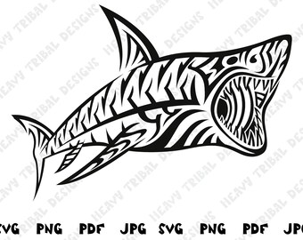 Free Free 67 Tribal Hammerhead Shark Svg SVG PNG EPS DXF File