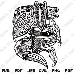 Eel SVG, Taro Plant SVG, Reef Fish svg, Hawaiian SVG, Tropical svg, Beach svg, Maori svg, Polynesian svg, ocean svg